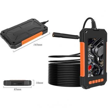 ProVision 1080P Inspection Camera – 4.3” Screen, 5.5mm Waterproof Scope, 6 LEDs, 5 m Semi‑Rope Cable