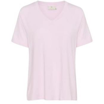 Blusa para mujer cuello pico KAFFE Frida lila pastel