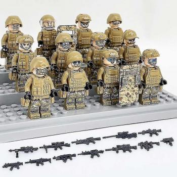 Jouet militaire : 12 figurines camouflées