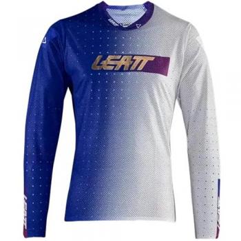 Leatt MTB Gravity 4.0 Herren-Jersey L – Velotrikot Ultra Blue