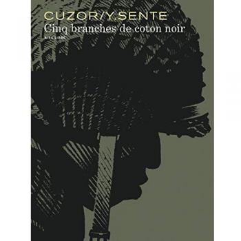 Cinq branches de coton noir
