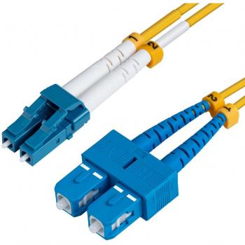 Cable Microconnect LC/UPC-SC/UPC 0.5 m OS2 de Fibra Óptica Premium