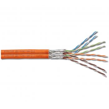 Cable de red Cat7 100m S/FTP Naranja