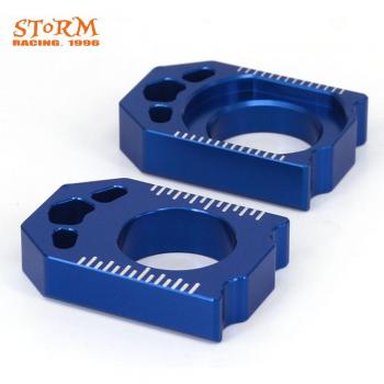 YZ250F YZF 250 YZ450F YZF 450 Motorcycle CNC Blue Axle Block Chain Adjuster