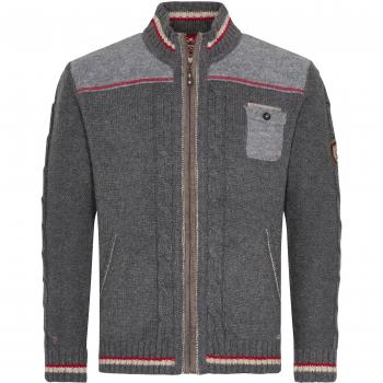 Baldo Herren Strickjacke (Grau) von Spieth & Wensky – L