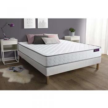 Ensemble Matelas Mémoire de Forme 140x200 + Sommier 20 cm