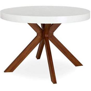 Table Ronde Extensible MYLO Blanc