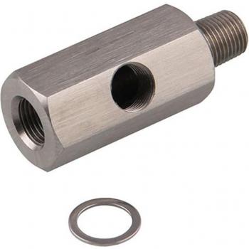 1/8 BSPT to NPT Turbo Oil Pressure Sensor Tee Adapter