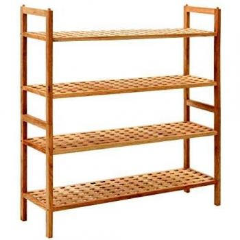 Walnut Wood Shoe Rack, Vidaxl, 69 x 26 x 81 cm