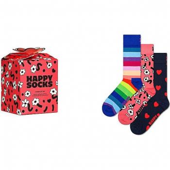 Coffret Cadeau de Chaussettes Crew Fleurs (3 Paires)