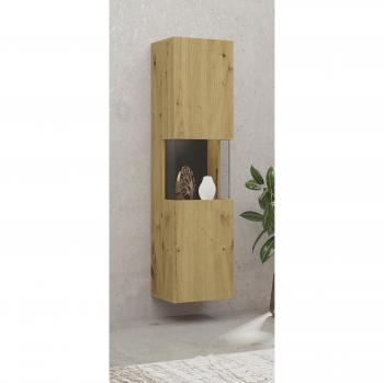 Estantería RevMiru 100 en Roble Artisan y Negro
