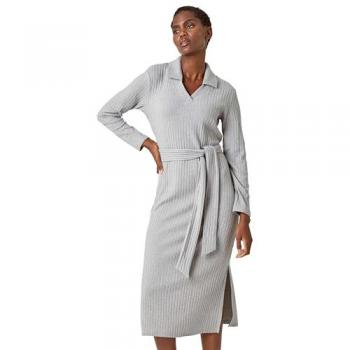 Ribbed Midi Jumper Stretch Dress