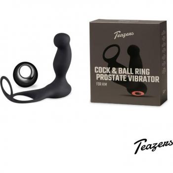 Vibromasseur pour prostate avec anneau et télécommande Teazers
