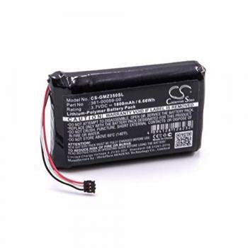 Replacement Battery for Garmin Zumo 340LM, 390LM, 350LM, 340LM ce, 350 (1800mAh, 3.7V, Li-polymer)
