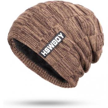 HSWBOY Plus Velvet Winter Beanie Hat