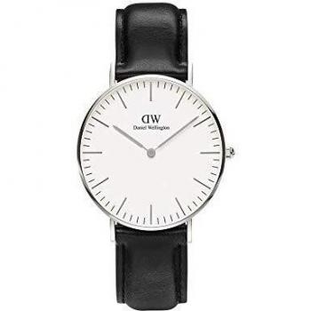 Daniel Wellington Reloj Cuero Negro 36mm Classic Sheffield