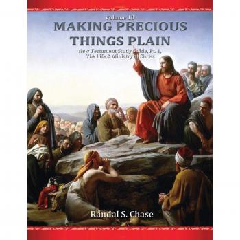 New Testament Study Guide, Pt. 1: The Life & Ministry of Jesus Christ