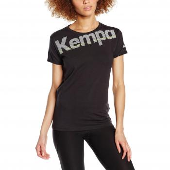 Kempa Core Logo Damen Shirt, schwarz, XS
