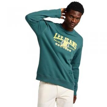 Sudadera Varsity Lee color verde