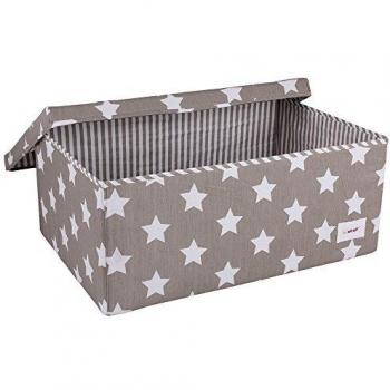 Box portaoggetti astratto stelle colore grigio formato grande