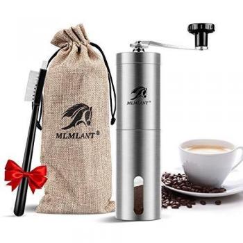 Compact Travel Bean Mill with Stainless Steel Body