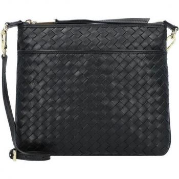 Leder‑Umhängetasche 26 cm „Piuma“ – Abro