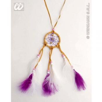 Collana Cattura Sogni con Piume Assortite