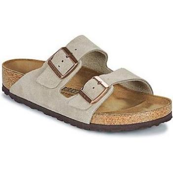 BIRKENSTOCK Arizona Beige Mules – Men's Casual Footwear