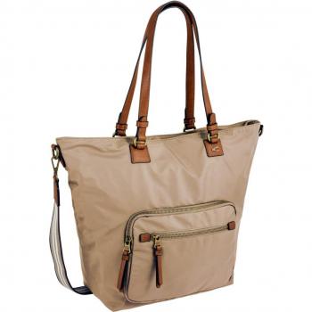 Camel Active Bari 30 cm Light Brown Handbag