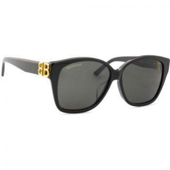 Balenciaga Square Black Prescription Sunglasses BB0135SA 001