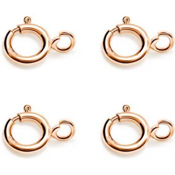 925 Silver Round Claw Spring Clasps for Bracelet and Necklace