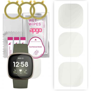 3x apgo Hydrogel Beschermfolie voor Fitbit Versa 3