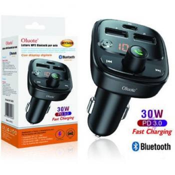 Reproductor de Música Bluetooth para Coche 30W LCD
