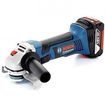 Smerigliatrice Angolare Professionale Bosch GWS 18-125 V-LI con Batteria da 18V