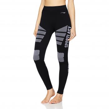Sportlast MC105NBM – Mailles Longues Femme, Noir & Blanc – M/L