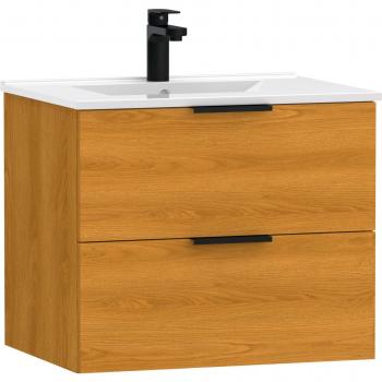 Athen Badmöbel Unterschrank mit Waschbecken 60 cm