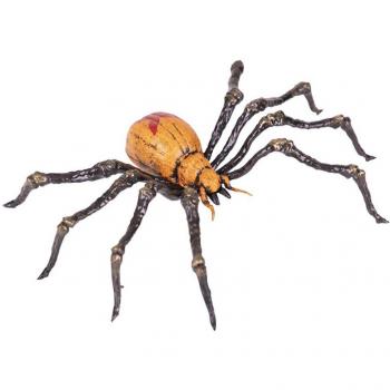 Araña de plástico marrón 21x14x4 cm