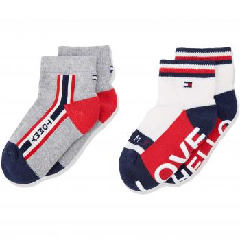Tommy Hilfiger Unisex Baby Socken TH Hello Love ABS 2P, 2er Pack