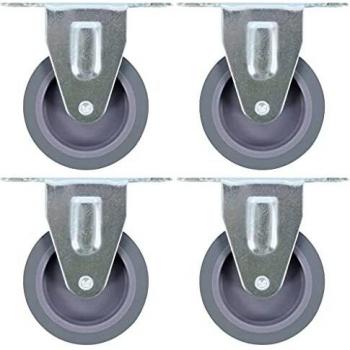 VidaXL Static Casters, set of 4, 75 mm diameter