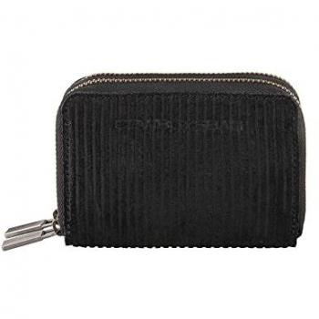 Portefeuille en cuir noir Camden pour femme Cowboysbag