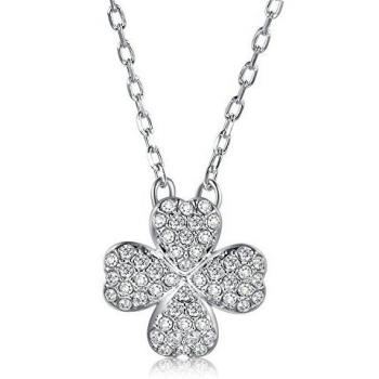 Quadrifoglio Bianco – Collana Swarovski