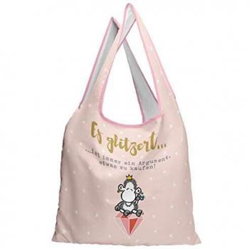 Glitzer-Garantie Einkaufstasche 45 × 70 cm
