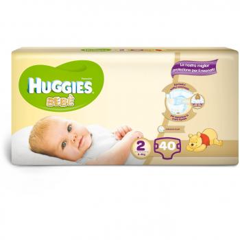 Huggies – Bebè – Windeln, Größe 2 (40 Windeln)