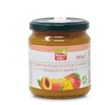 Compota Bio de Melocotón y Mango 320g La Finestra