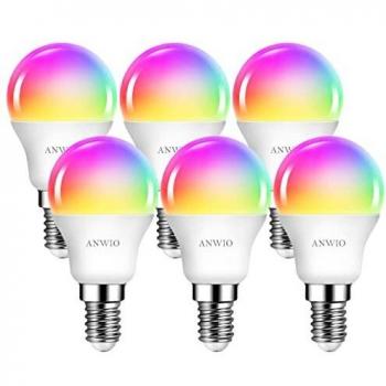 E14 WLAN LED Birne ANWIO – 5 W, 470 lm, Warm