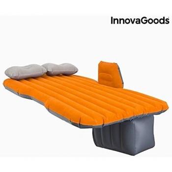 Letto gonfiabile arancione e grigio InnovaGoods