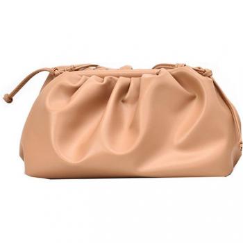 Cloud-Wrapped Soft PU Leather Shoulder Bag