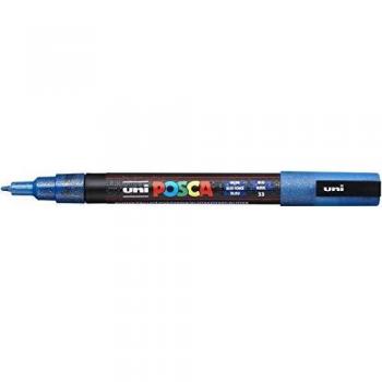 POSCA PC-3M Glitter Blue Marker
