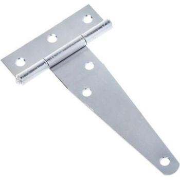 Bisagra de zinc blanco en T para hardware de muebles