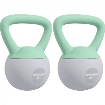 Sportnow 4 kg Kettle Bell, Non‑Slipping Handle for Fitness